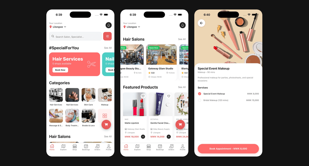 Odey — app preview