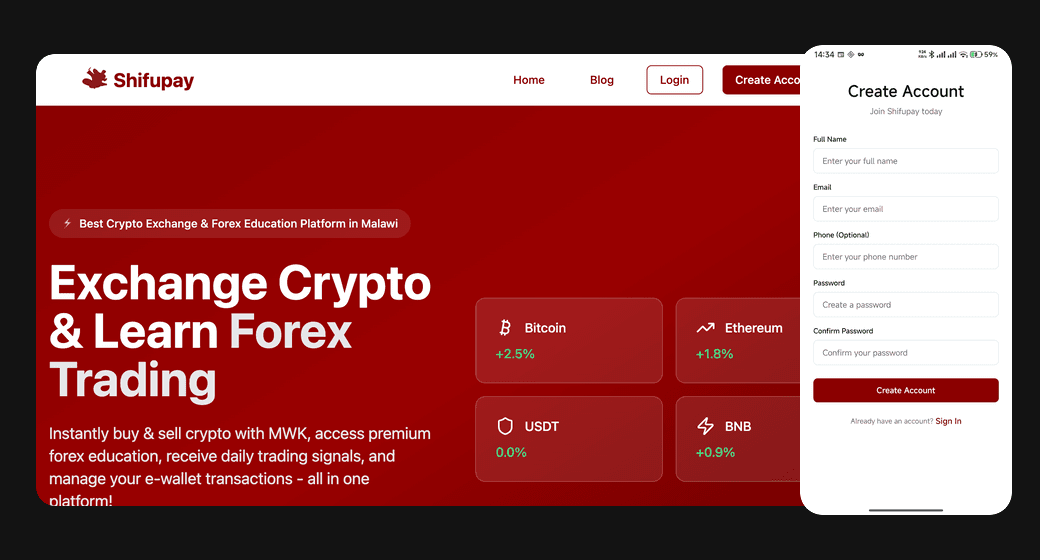 Shifupay — app preview