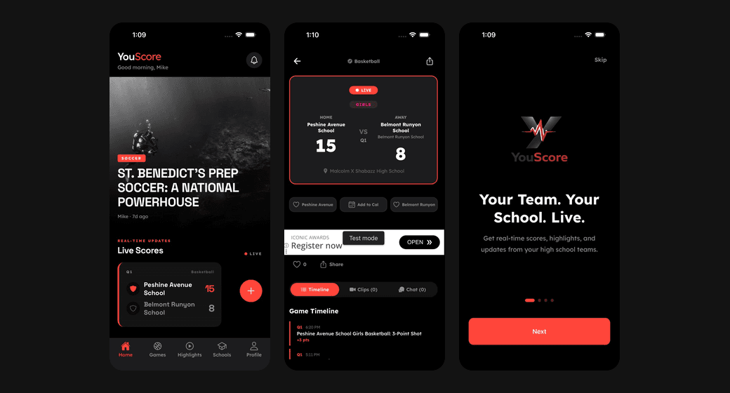 YouScore — app preview